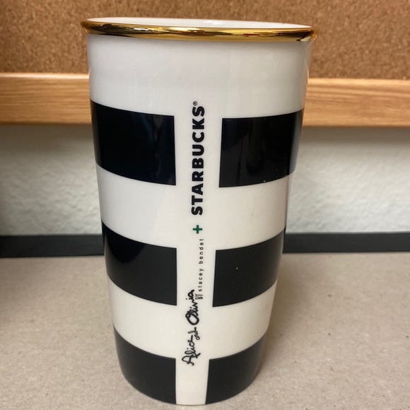 Starbucks + Alice and Olivia ceramic tumbler